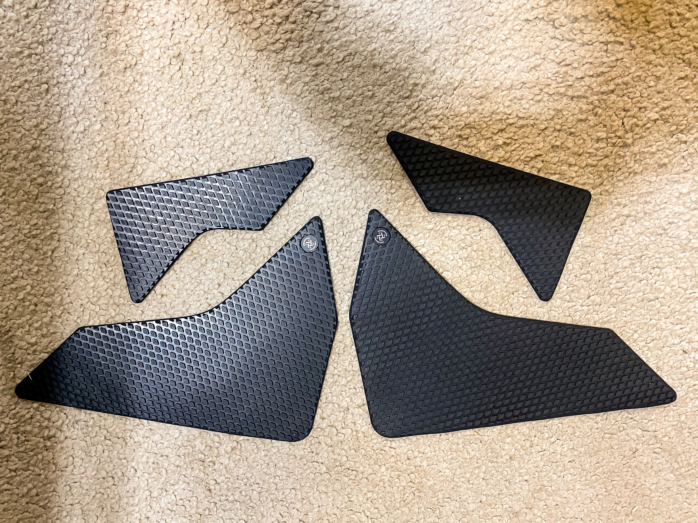 I wanted something to protect the tank from getting scratched. Techspec HONDA AFRICA TWIN ADVENTURE  (2020-Current) Snake Skin Tank Grips w/ Center Tank Protector SKU 62-2038-SS  2436 Precision Dr, STE 1, Minden, NV 89423 95.00