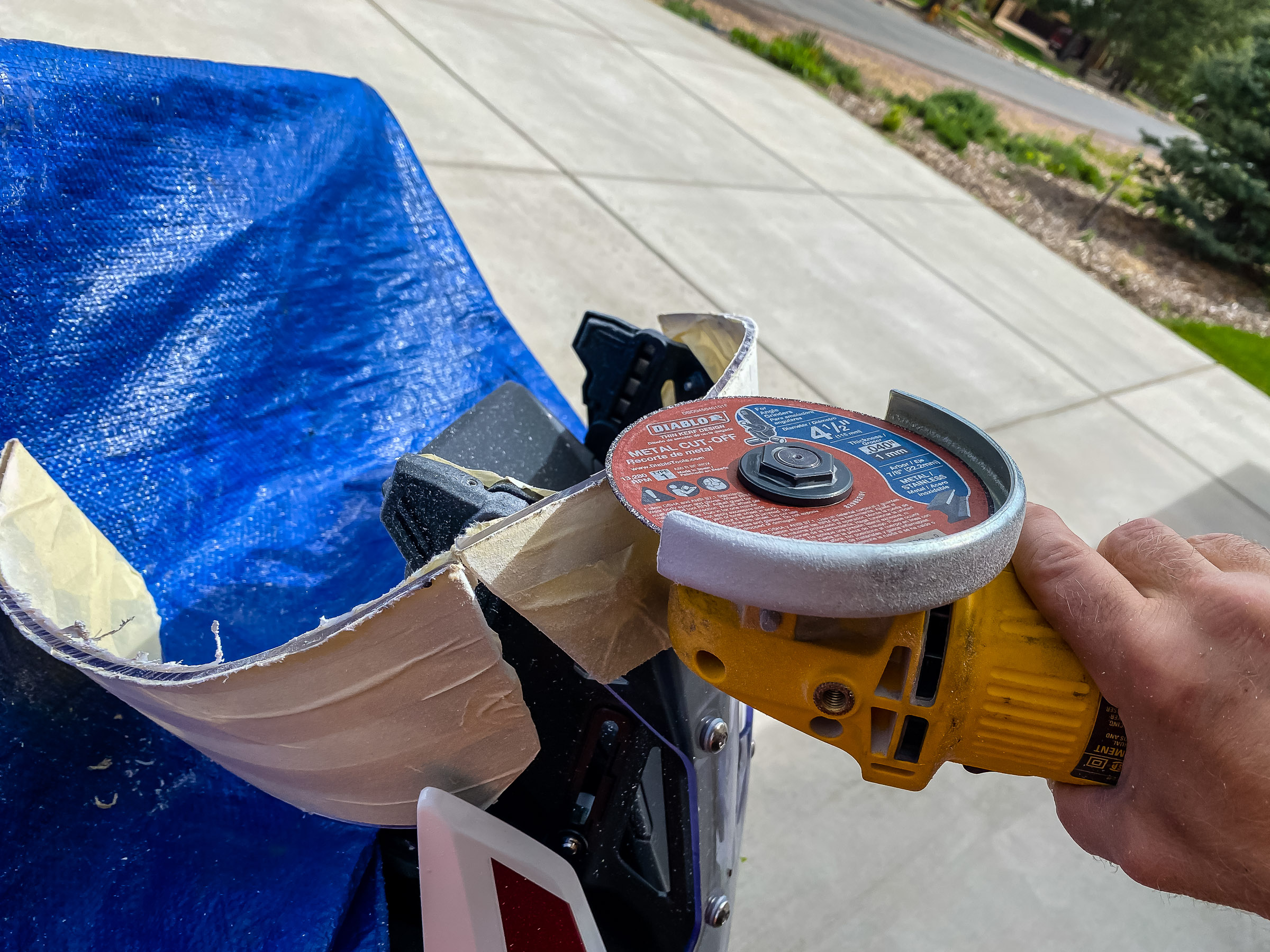 You can use the wheel to touch up any unevenness or bumps.. Do this sparingly. Sand paper is going to be  your friend.