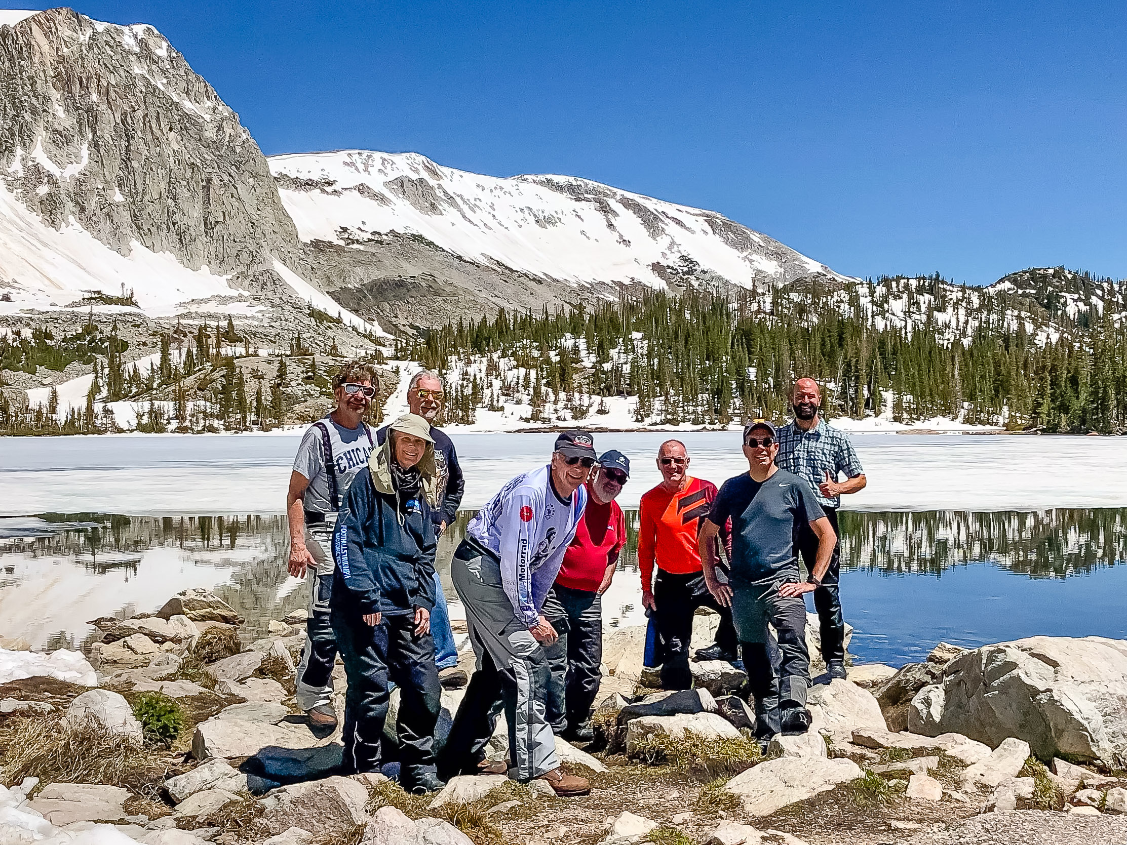 Lake Marie. Chuck Kopelson, Matt Kucharski, Patricia and Joel Meier, Mark Hickman, Dermot Rafferty, Scott Dunaway and Doug