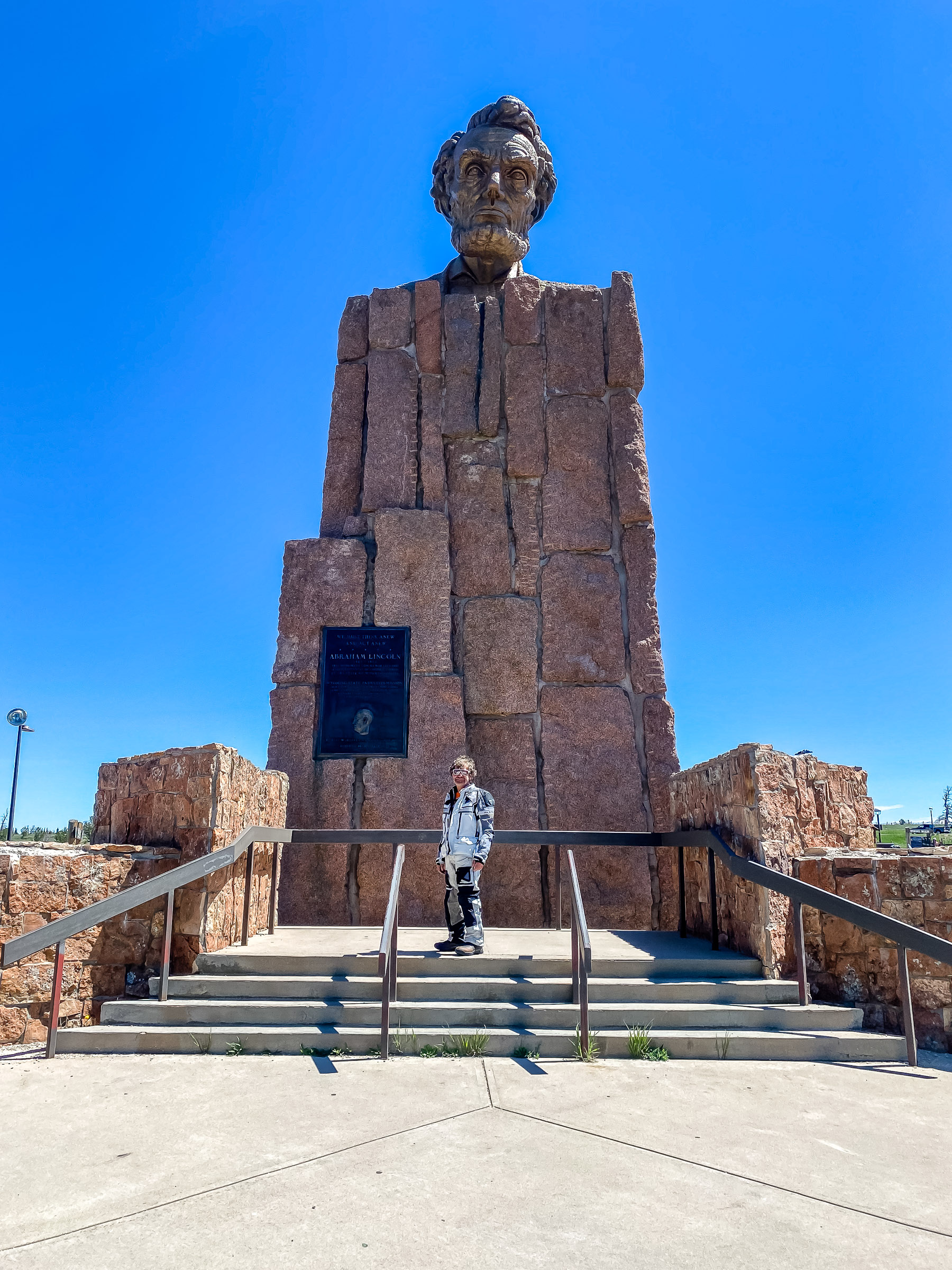 Abraham Lincoln Memorial Monument. This is a rest stop off of I80. Chuck Kopelson