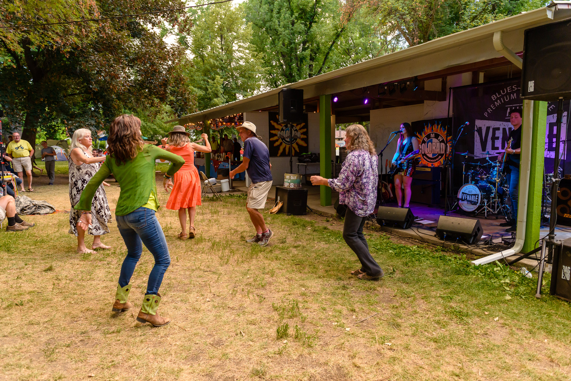 Dancing to the Ally Venable Band.