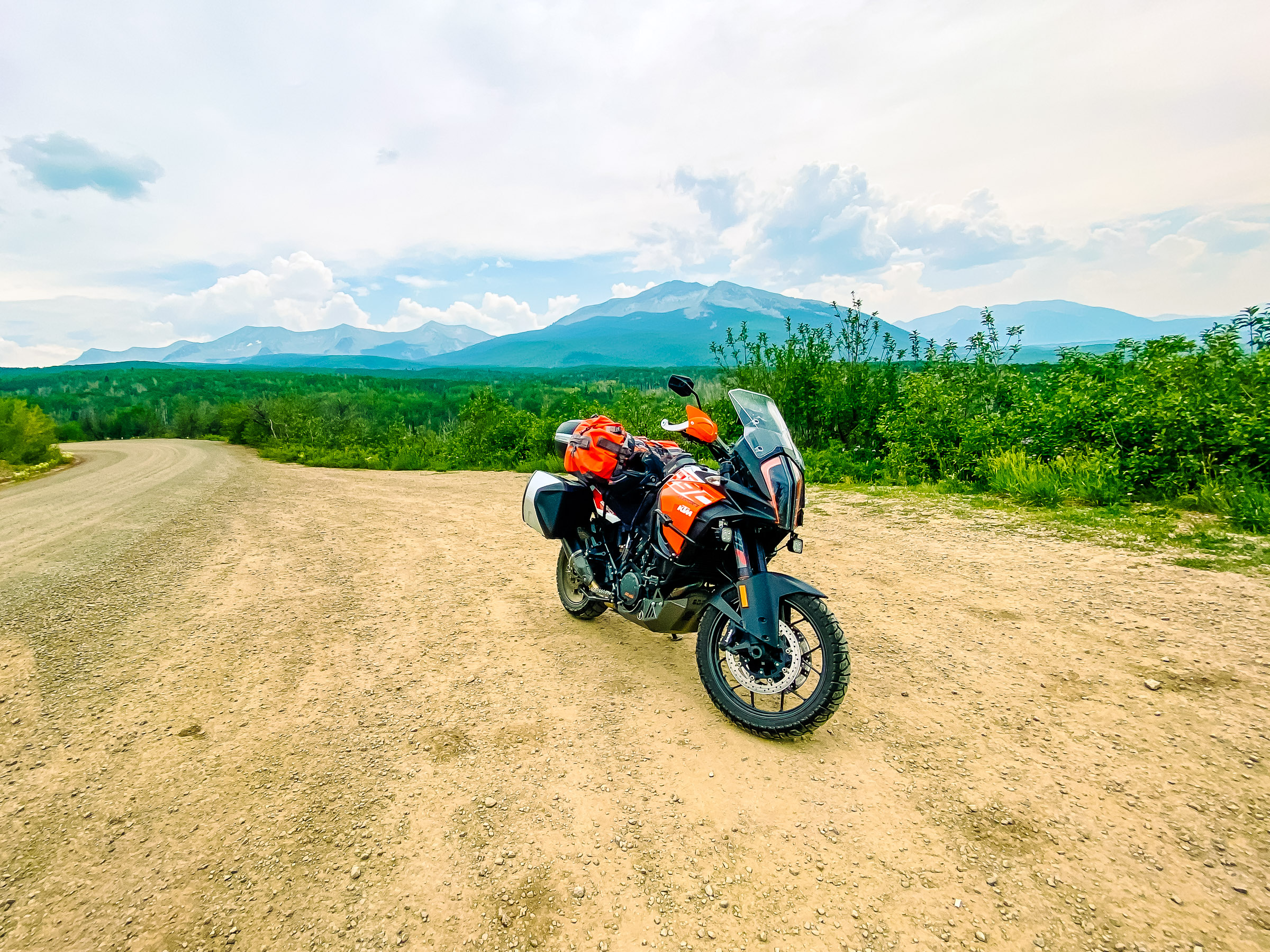 Taking a break on the Kebler Pass Road.